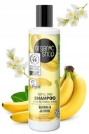 Revitalizačný šampón na vlasy banán jazmín 280 ml Organic Shop