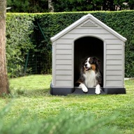 Curver Buda dla psa Dog House szary, 95 x 99 x 99 cm