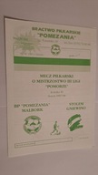 POMEZANIA MALBORK - STOLEM GNIEWINO 20-08-1997 PROGRAM MECZOWY