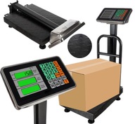 ELEKTRONICKÁ SKLADOVACIA VÁHA LDC ČIERNA 150 KG S PEVNOU PLATFORMOU