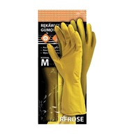 Hospodárske rukavice povločkované žlté (Veľkosť: S)
