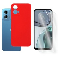 Zadný Kryt GSM Hurt pre Motorola Moto , G34 5G Tint Case červená + Tvrdené sklo GSM-HURT pre Motorola Moto G34 5G 1 ks
