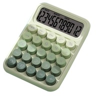Kalkulator mechaniczny z dużym wyświetlaczem LCD Vintage