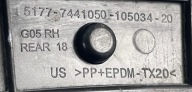 modanatura parafango Destro posteriore BMW G05 X5 7294372