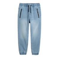 Cool Club Spodnie jeansowe chłopięce jogger denim r 146