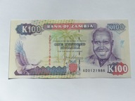[B0431] Zambia 100 kwacha 1991 r. UNC