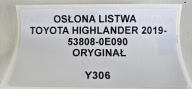 fedél lista TOYOTA HIGHLANDER 2019- 53808-0E090