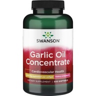 Swanson Garlic Oil (Cesnakový olej) 1500 mg 500 gélových kapsúl