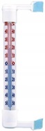 Terdens termometr zaokienny zewnętrzny rurkowy ramę PCV 19,5cm przyklejany