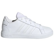 Buty dziecięce trampki młodzieżowe białe adidas GRAND COURT 2 FZ6158 36 2/3