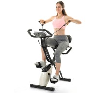 Rower treningowy 3 w 1, magnetyczny składany rower fitness, rowerowy trenażer domowy
