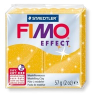 Modelína FIMO Effect 57 g, 112 zlatý brokátový