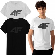 4F Zestaw Koszulek T-shirt Męski Turystyczny 3PAK