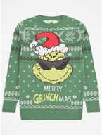 george_ 134 - 140 sweter _ sweterek_grinch_nowy_ święta