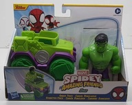 HASBRO MARVEL SPIDEY AND HIS AMAZING FRIENDS FIGURKA + POJAZD HULK F3989