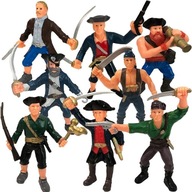 Piráti - figúrky 8ks pirátskych vojakov 8cm