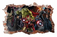 SAMOLEPKY NA STENU Avengers Hulk Ozdoba 115x75 cm