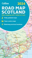 2024 Collins Road Map of Scotland: Folded Road