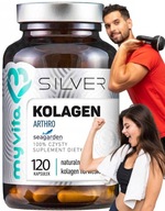 KOLAGEN MyVita Silver Pure 100% Arthro Kyselina hyalurónová GLUKOZAMÍN 120kaps