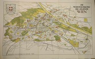 Mapa Wiednia - 1926 r.