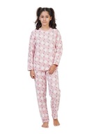 Dievčenské pyžamo bavlna Vienetta 110 zateplené