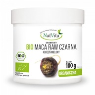 Maca BIO RAW Czarna Mielona Ekologiczna Naturalna Libido 100g NatVita