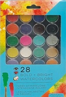 Akvarelové farby 28 farieb