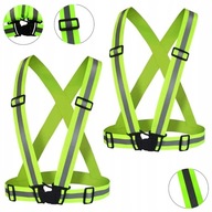 СВІТЛОВІДБИВАЮЧІ РЕМЕНІ БЕЗПЕКИ СВІТЛОВІДБИВАЮЧИЙ ДОРОЖНІЙ ЖИЛЕТ ДЛЯ ВЕЛОСИПЕДА МОТОЦИКЛА ДЛЯ БІГУ