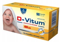 D-VITUM WITAMINA D 400J.M. DLA NIEMOWLĄT 90 KAPS