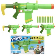 PIŠTOĽ NERF FORTNITE SMG-ZESTY ELITE 4V1 VYSTREĽOVAČ + 10 ŠÍPOK