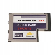 3 USB 3.0 54 mm Express Card adaptér
