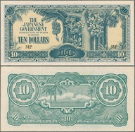 Malaje - 10 dolarów ND/1944 * PM7c * okupacja japońska