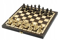 Šach vo vložke vyrezávaný 35x35