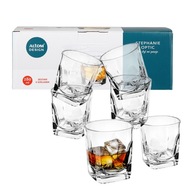 Szklanki do drinków kwadratowe Zestaw szklanek Altom Design Stephanie 280ml