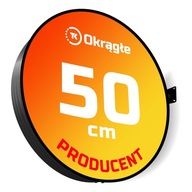 Kaseton reklamowy LED Okrągły 2-str 50cm