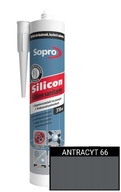 Sopro Silicon - Silikon sanitarny Antracyt 66 | 310ml