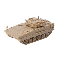 Miniatúrny model ťažkého tanku v mierke 1/72 hnedý