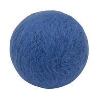 PLSTĚNÁ KULIČKA MERINO S CATNIPEM 4cm (nebesky modrá)