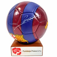 Lewandowski - FC Barcelona - piłka z autografem (zag)