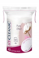 Cleanic Pure Effect Kozmetické vločky oválne40ks