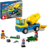 LEGO Klocki City 60325 Ciężarówka z betoniarką 4 +