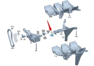 MERCEDES CLK CLS Tesnenie potrubia olejového čerpadla