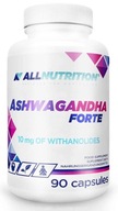 Ashwagandha Forte żeń-szeń Indyjski 90 caps. WITANOLIDY 10mg Allnutrition