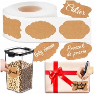 250DB CÍMKE ÖNTAPADÓS MATRICA FŰSZEREK BEFŐTTES ÜVEGEK BÉZS