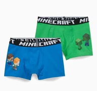 C&A Chlapčenské boxerky MINECRAFT 2 pak roz 98-104 cm