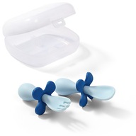 BABYONO Sztućce Ergonomiczne Dla Dzieci Dark Blue