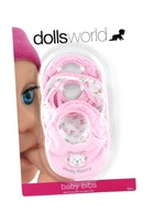 Dolls World. Podbradníky pre bábiky, 3 ks.