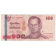 Banknot, Tajlandia, 100 Baht, 2005, KM:114, AU(50-