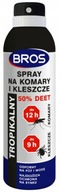 BROS płyn spray preparat na Komary Kleszcze 180ml