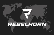 Odznak na suchý zips Rebelhorn Mapa black 50X80MM